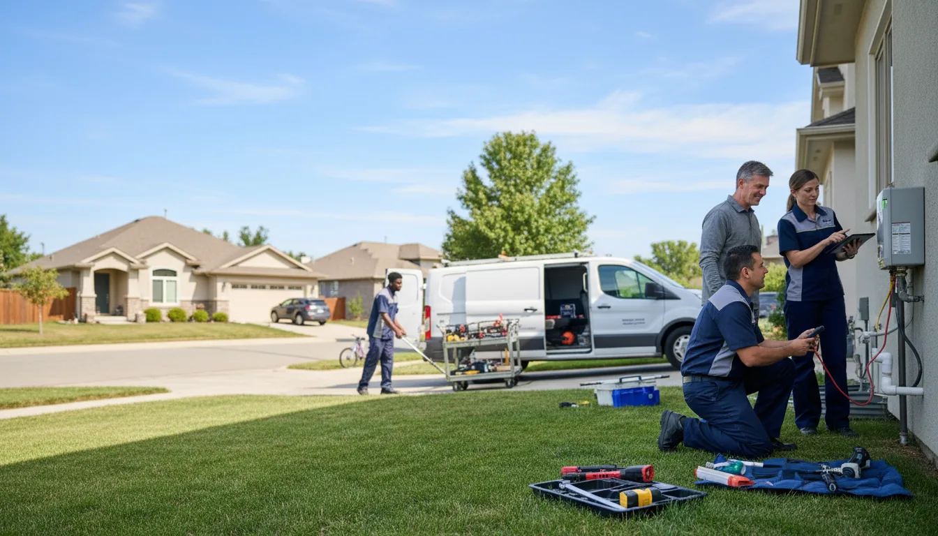 Tankless water heater service in Webster, SD